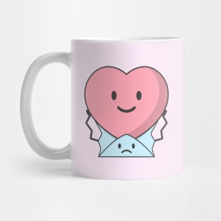 The message can't explain hearts feeling Mug